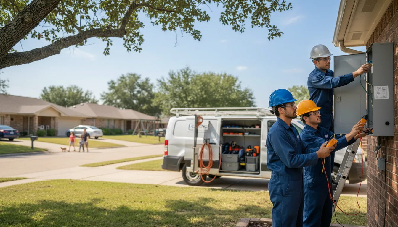 Certified electrician providing emergency electrical services in Clearwater, MN